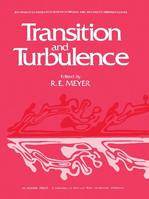 cover image of Transition and Turbulence